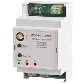 Prijímač Elektrobock WS304-2 5VDC, dvoj-kanálový (WS304-2 5VDC)
