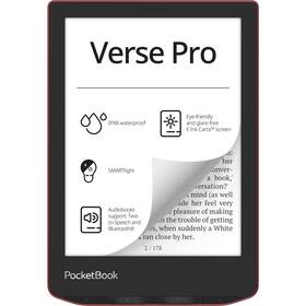 Čítačka kníh Pocket Book 634 Verse Pro - Passion Red (PB634-3-WW)