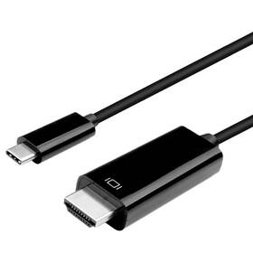 Kábel WG USB-C/HDMI, 3m (8106) čierny - zánovný - 24 mesiacov záruka