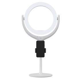 Svetlo Devia selfie stojan se světelným prstencem 8" (BRA010205) biele