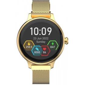 Inteligentné hodinky Carneo Hero mini HR+ (8588009299202) zlaté - rozbalený - 24 mesiacov záruka