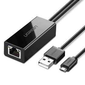 Sieťová karta UGREEN Ethernet Adapter for TV Stick (30985) čierna