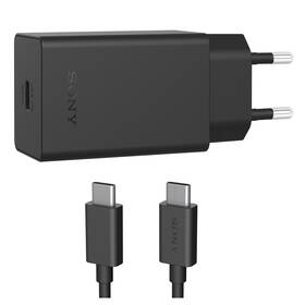 Nabíjačka do siete Sony Xperia 30W + USB-C kábel 1m (XQZUC1B.ROW) čierna