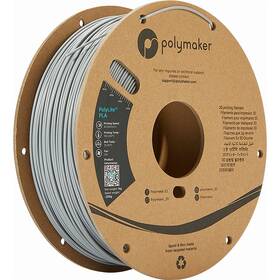 Tlačová struna (filament) Polymaker PolyLite PLA, 1,75 mm, 1 kg (PA02003) sivá