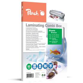 Laminovacie fólie Peach Combi Box 25 ks (PPC500-02)