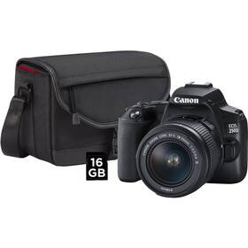 Digitálny fotoaparát Canon EOS 250D + 18-55 + SB130 + 16GB karta (3454C010) čierny