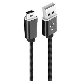 Kábel WG USB/Mini USB, 1m (11118) čierny
