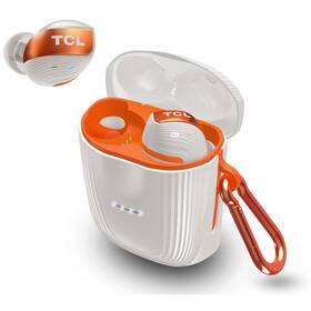 Slúchadlá TCL ACTV500TWS (ACTV500TWSWT-RU) biela/oranžová
