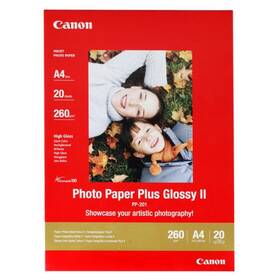 Fotopapier Canon PP201 A4, 260g, 20 listů (2311B019) biely