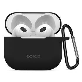 Puzdro Epico Outdoor Cover s karabínou pre Apple AirPods 3 (9911101300025) čierne