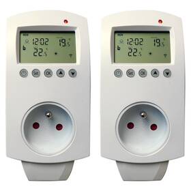 Inteligentná zásuvka XtendLan termostatická 16A, 2 ks (XL-TERMOSTATPACK)