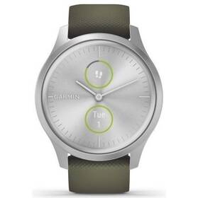 Inteligentné hodinky Garmin vivomove3 Style Silver/Green (010-02240-21)
