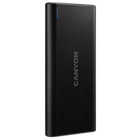 Powerbank Canyon PB-10006B, 10000 mAh, Micro USB/USB-C (CNE-CPB1006B) čierna