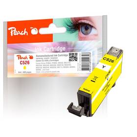 Cartridge Peach Canon CLI-526Y, 490 strán (314461) žltá