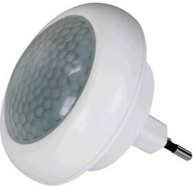 Nočné svetlo EMOS do zásuvky, 8 x LED s PIR čidlem (1456000040) biele