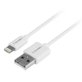 Kábel GoGEN USB / lightning, 2m (LIGHTN200MM01) biely