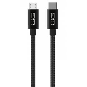 Kábel WG USB-C/Micro USB, 1m (9844) čierny