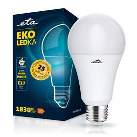 LED žiarovka ETA EKO LEDka klasik 18W, E27, teplá bílá (ETAA70W18WW01)