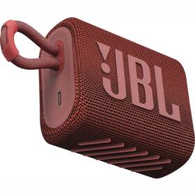 Prenosný reproduktor JBL GO3 červený