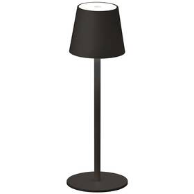 Stolná lampička Fischer & Honsel Tropea (FHL 850210) čierna