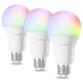 Inteligentná žiarovka TechToy RGB, 11W, E27, 3ks (TSL-LIG-A70-3PC)