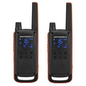 Vysielačky Motorola TLKR T82 (B8P00811EDRMAW) čierne/oranžové
