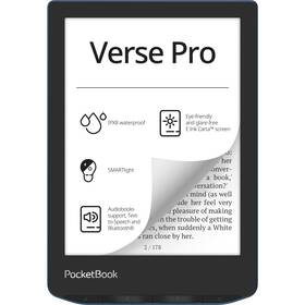 Čítačka kníh Pocket Book 634 Verse Pro - Azure (PB634-A-WW) - zánovný - 12 mesiacov záruka