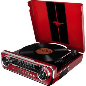 Gramofón ION Mustang LP červený