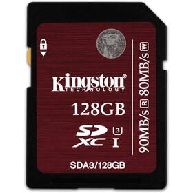 Pamäťová karta Kingston SDXC 128GB UHS-I U3 (90R/80W) (SDA3/128GB)
