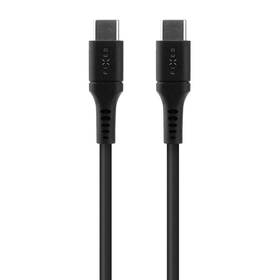 Kábel FIXED Liquid silicone USB-C/USB-C s podporou PD, 60W, 1,2m (FIXDLS-CC12-BK) čierny