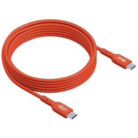 Kábel Club3D USB-C/USB-C PD 240W, 2m (CAC-1573) oranžový