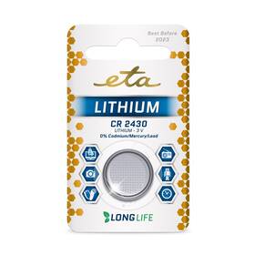 Batéria lítiová ETA PREMIUM CR2430, blister 1ks (CR2430LITH1)