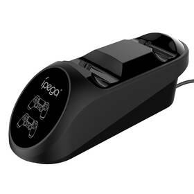 Dokovacia stanica iPega 9180 Double Charger pro gamepady PS4 čierna