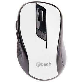 Myš C-Tech WLM-02 (WLM-02W) čierna/biela