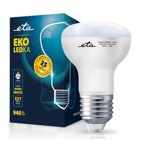 LED žiarovka ETA EKO LEDka reflektor 10W, E27, teplá bílá (ETAR63W10WW01)