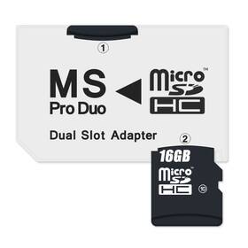 Čítačka pamäťových kariet Connect IT CI-1138, MS Pro Duo - 2x MicroSDHC (CI-1138)