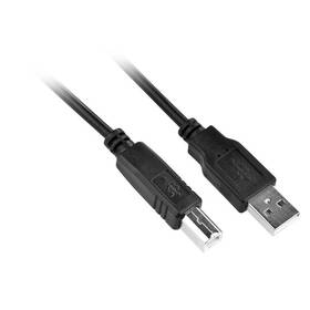 Kábel GoGEN USB / USB-B, 3m (GOGUSBAB300MM01) čierny