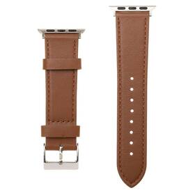 Remienok FIXED Leather Strap na Apple Watch 42/44/45 mm (FIXLST-434-BRW) hnedý
