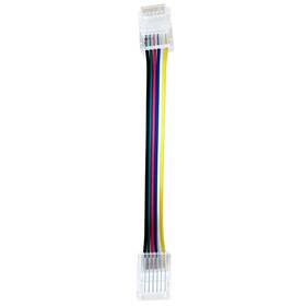 Konektor IMMAX CLICK 12mm s káblom 10cm, RGB + CCT, 6pin (KON6P-12-2)