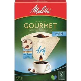 Filter Melitta 1 x 4, 80 ks Gourmet Mild (160390)