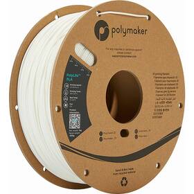Tlačová struna (filament) Polymaker PolyLite PLA, 1,75 mm, 1 kg (PA02002) biela