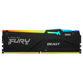 Pamäťový modul Kingston FURY Beast Black RGB XMP DDR5 16GB 6400MHz CL32 (KF564C32BBA-16)
