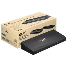Dokovacia stanica Club3D USB-C (5xUSB/USB-C/3xHDMI/2xDP/Ethernet/Audio), Triple 4K napájací adaptér (CSV-1562)