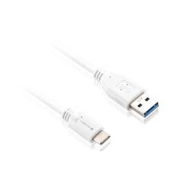 Kábel GoGEN USB/USB-C, 1m biely - zánovný - 12 mesiacov záruka