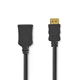 Kábel Nedis High Speed ​​HDMI s ethernetom, 4K 30 Hz, 10,2 Gbps, 1 m (CVGL34090BK10) čierny