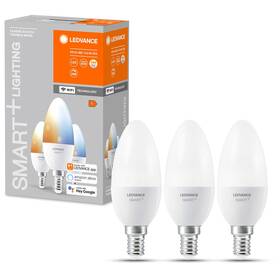 Inteligentná žiarovka LEDVANCE SMART+ WiFi Candle Tunable White 5W E14 3ks (4058075485914)