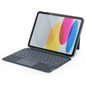 Puzdro s klávesnicou na tablet Epico na Apple iPad 10.2" (qwerty) (43811101300011) sivé