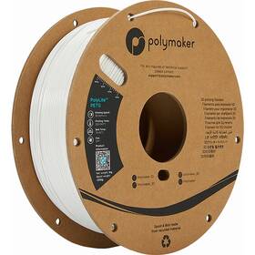 Tlačová struna (filament) Polymaker PolyLite PETG, 1,75 mm, 1 kg (PB01002) biela