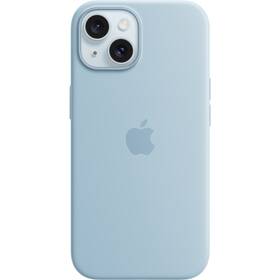 Apple iPhone 15 Silicone Case s MagSafe - světle modrý