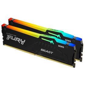 Pamäťový modul Kingston FURY Beast Black RGB EXPO DDR5 64GB (2x32GB) 6400MHz CL32 (KF564C32BBEAK2-64)